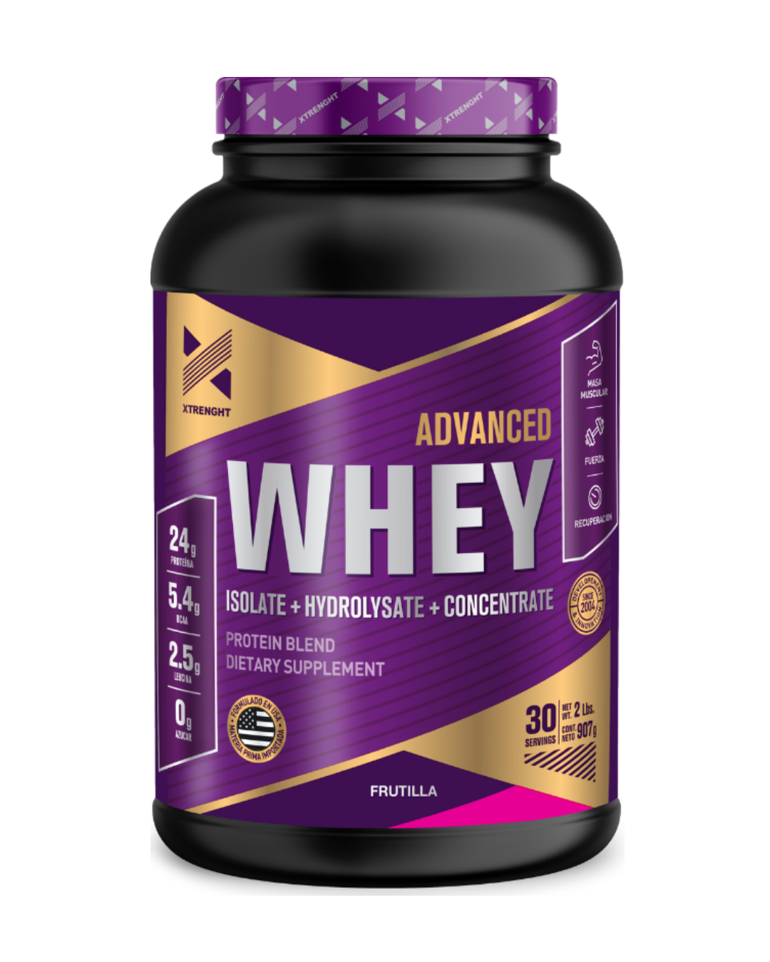 WHEY PROTEIN ADVANCED XTRENGHT 2lb (907gr)