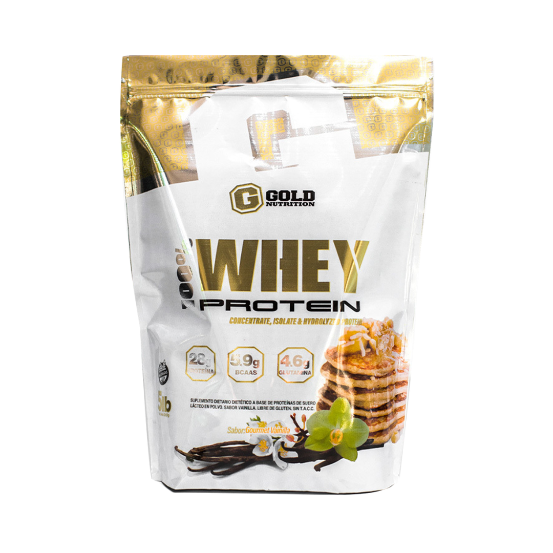 WHEY PROTEIN GOLD NUTRITION 5lb (2,27kg)