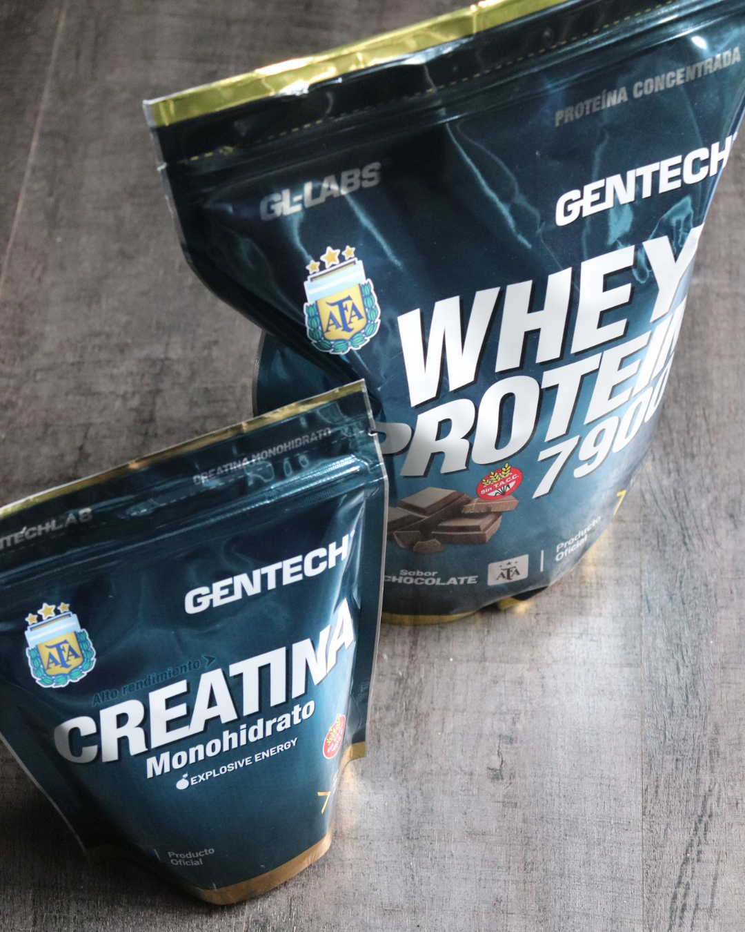 COMBO GENTECH (whey gentech 1kg + crea 250g gentech