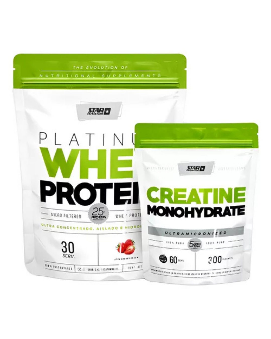 COMBO STAR (whey star 1kg + crea 300g star)