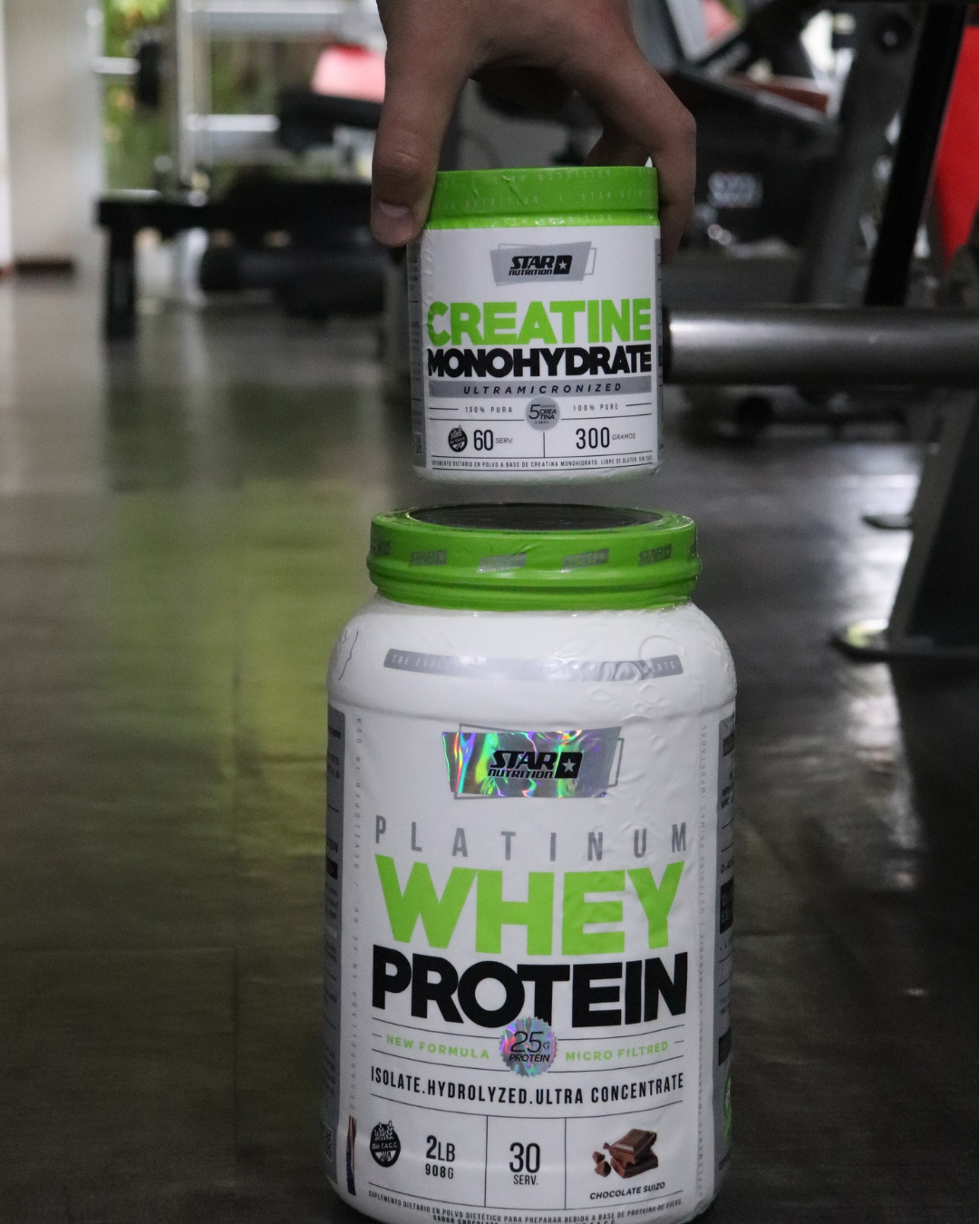 COMBO STAR (whey star 1kg + crea 300g star)
