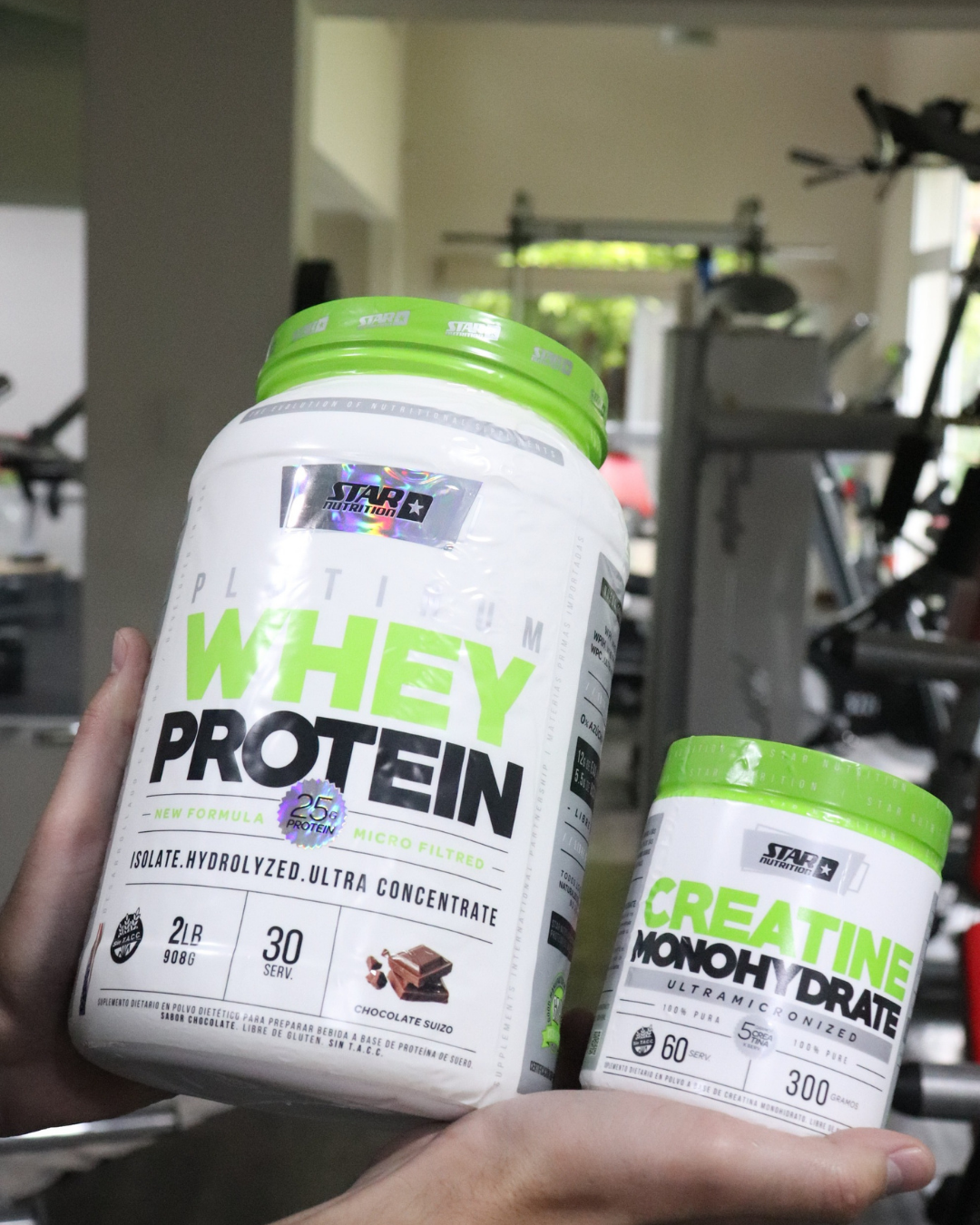 COMBO STAR (whey star 1kg + crea 300g star)