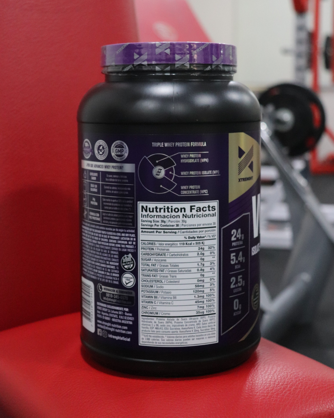 WHEY PROTEIN ADVANCED XTRENGHT 2lb (907gr)