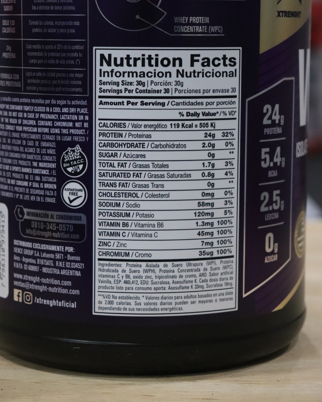 WHEY PROTEIN ADVANCED XTRENGHT 2lb (907gr)