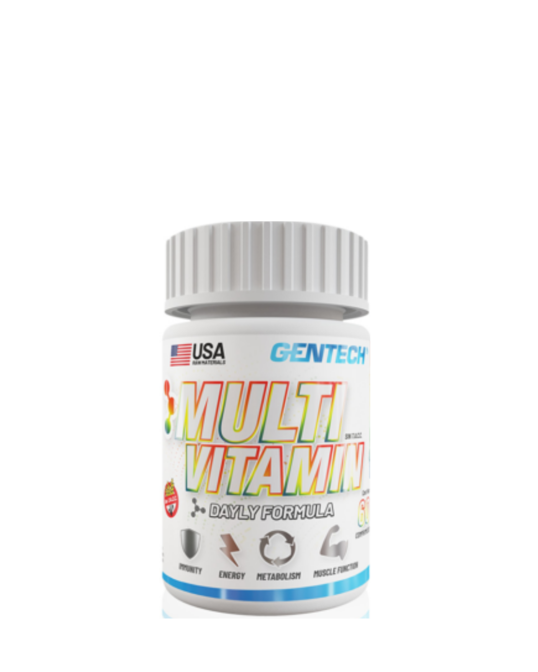 MULTIVITAMÍNICO GENTECH 60 caps