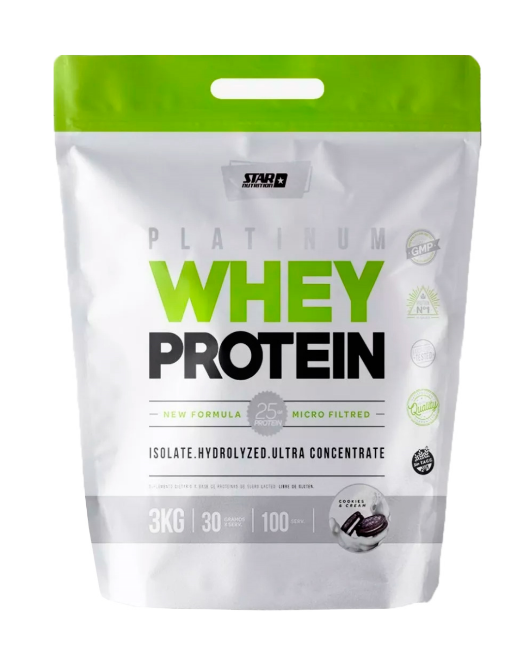 PLATINUM WHEY PROTEIN STAR NUTRITION 3 kg