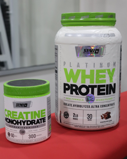 COMBO STAR (whey star 1kg + crea 300g star)