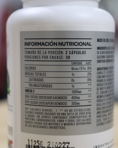 OMEGA 3 STAR NUTRITION  - 60 caps