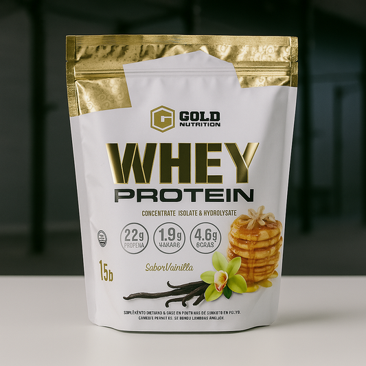 WHEY PROTEIN GOLD NUTRITION 5lb (2,27kg)