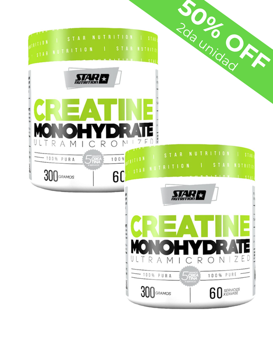 x2 CREATINA STAR NUTRITION (Doypack x300gr)